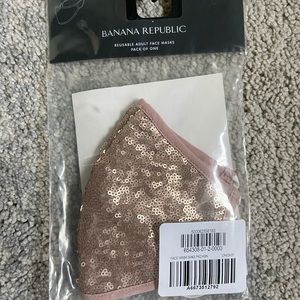 Brand new banana republic sparkly mask